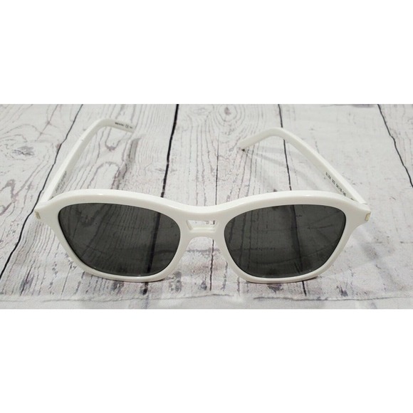 Saint Laurent SL258 003 White Gray Sunglasses SL 258 54-18-145 UNISEX main image 6